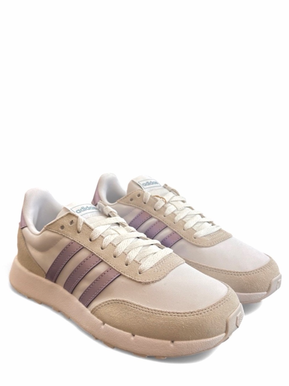adidas Run 60s 2.0 Metallic Purple Stripes Sneakers Size US 9 Women/ 8 Men (NWT)